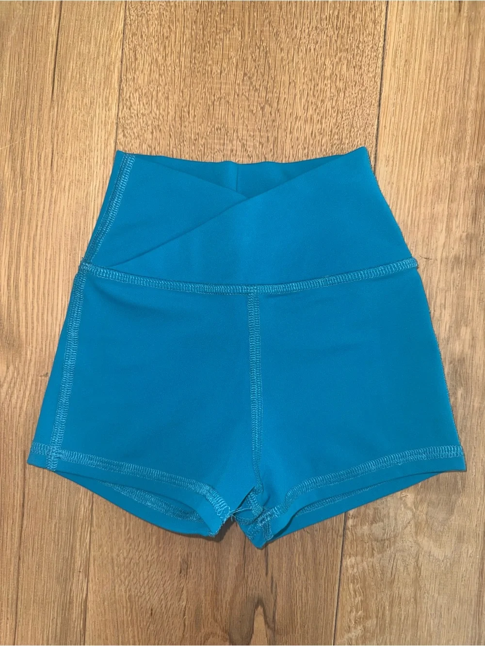Kids High-Waist Matching Active Set in Teal